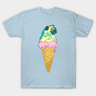 ice cream pug doodle T-Shirt